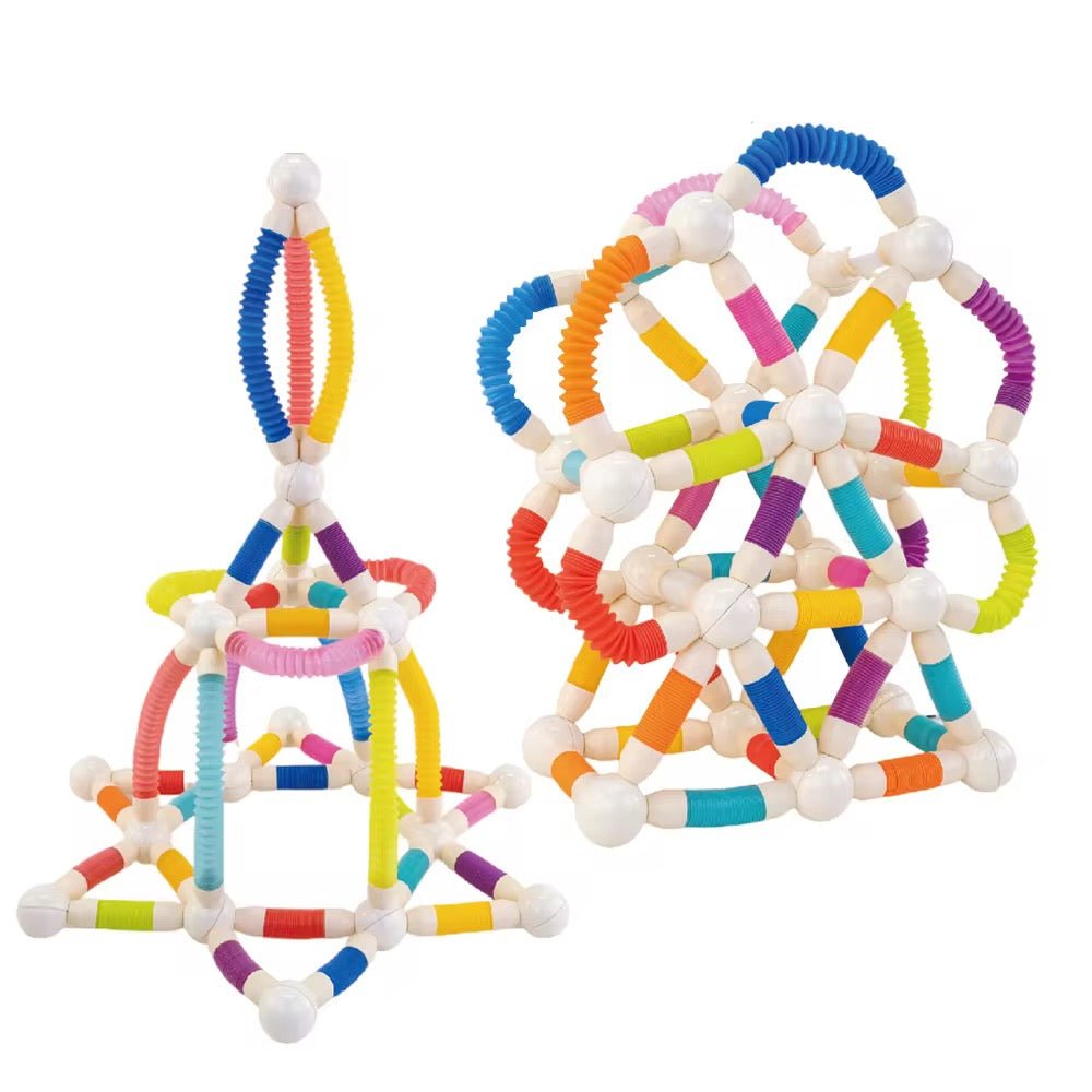 Flexible Magnetic Tube Building Blocks - 36pcs (158-40)