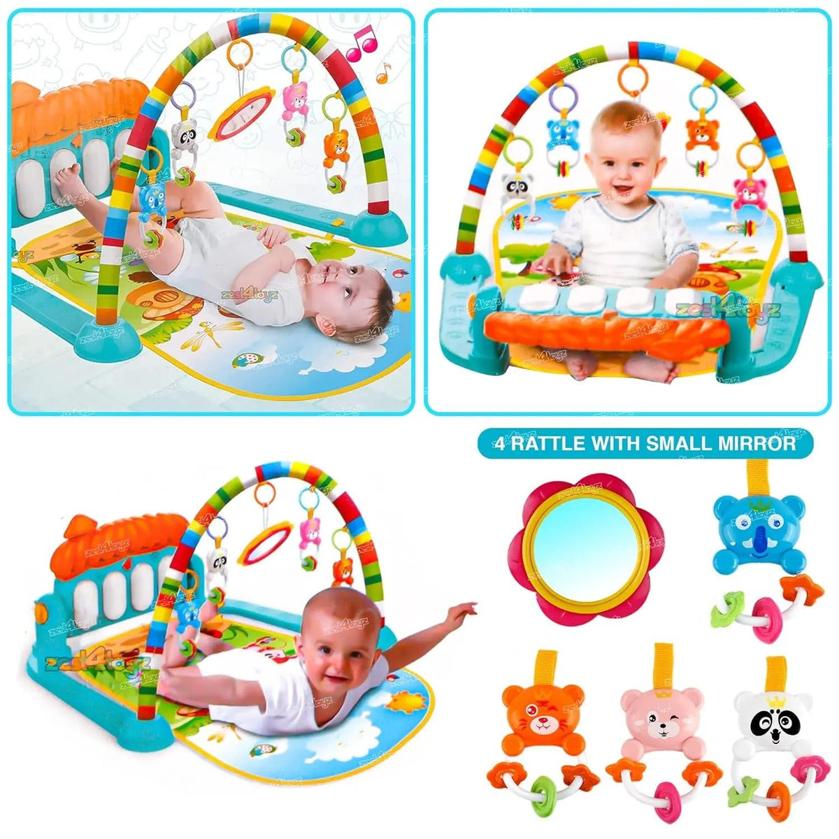 Baby Piano Play Gym Mat (518A-26)