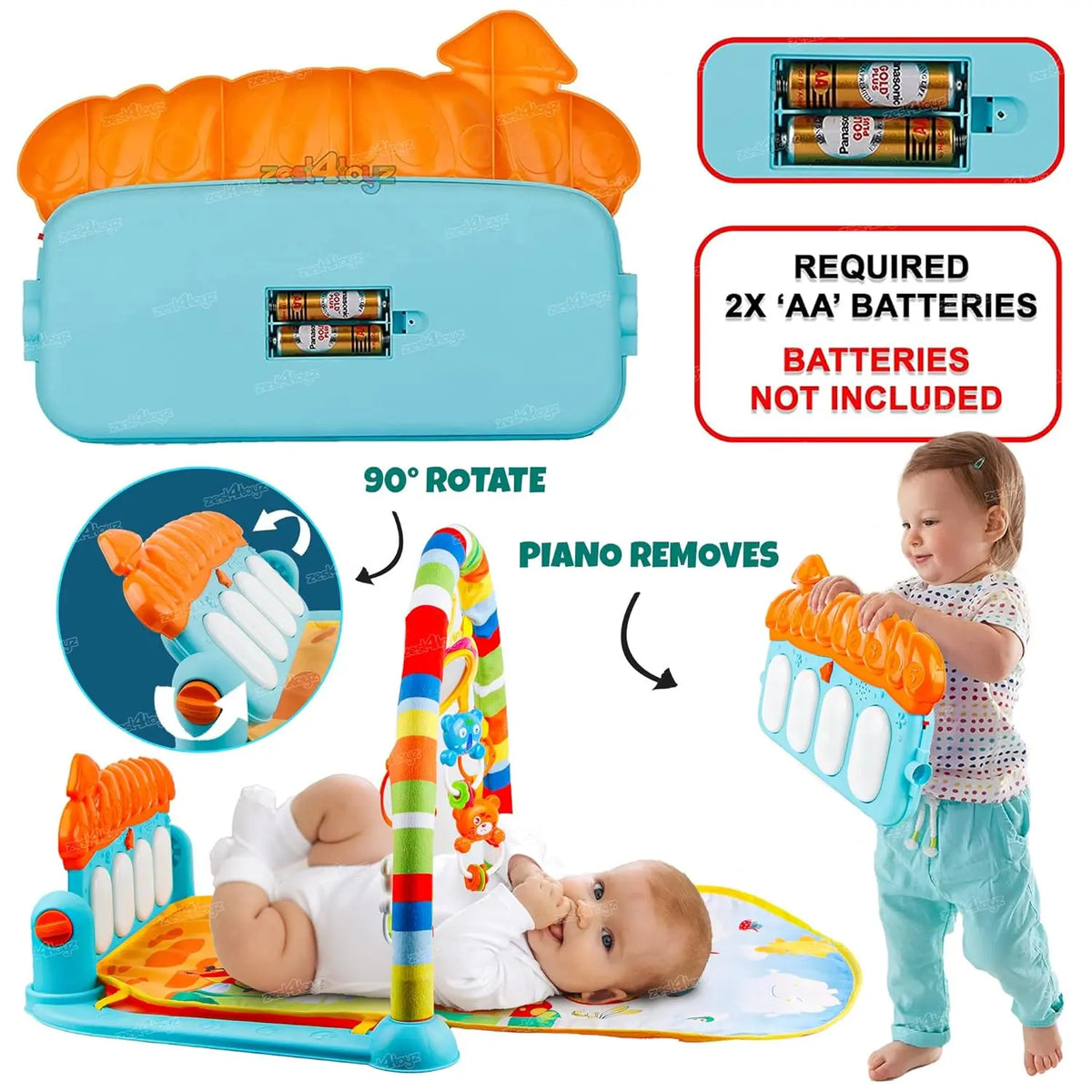 Baby Piano Play Gym Mat (518A-26)