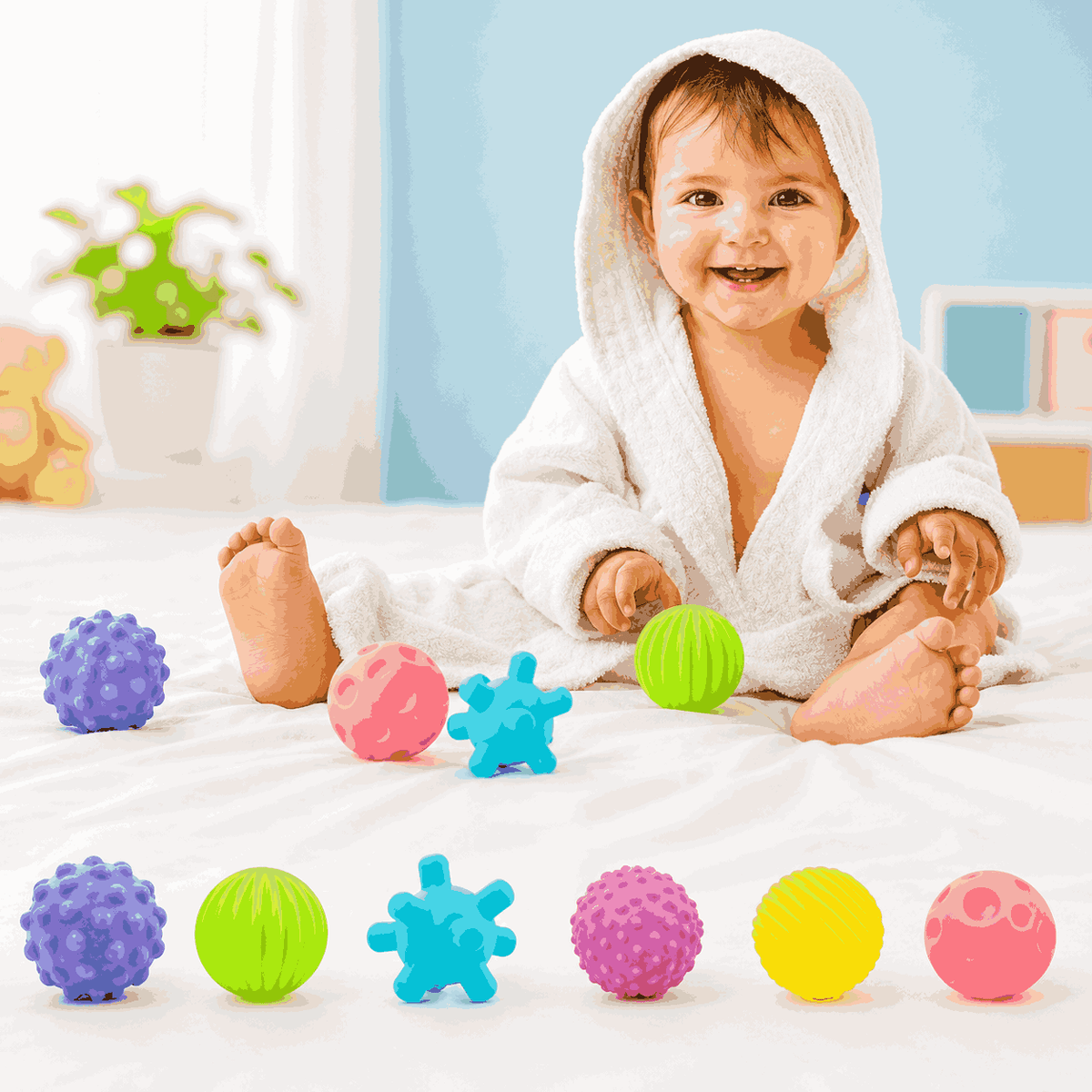 Baby Soft Squeeze Balls For Kids (KM231)