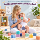 Large Soft teethers Building Blocks Numbers and Shapes For Kids (8850-12)