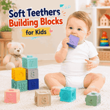 Large Soft teethers Building Blocks Numbers and Shapes For Kids (8850-12)