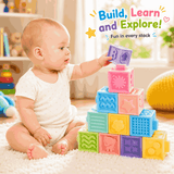 Large Soft teethers Building Blocks Numbers and Shapes For Kids (8850-12)