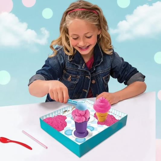 Ice Cream Store Play Sand Playset for Kids