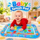 Baby Inflatable Splash & Sensory Water Play Mat (Light Blue)