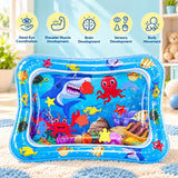 Baby Inflatable Splash & Sensory Water Play Mat (Light Blue)
