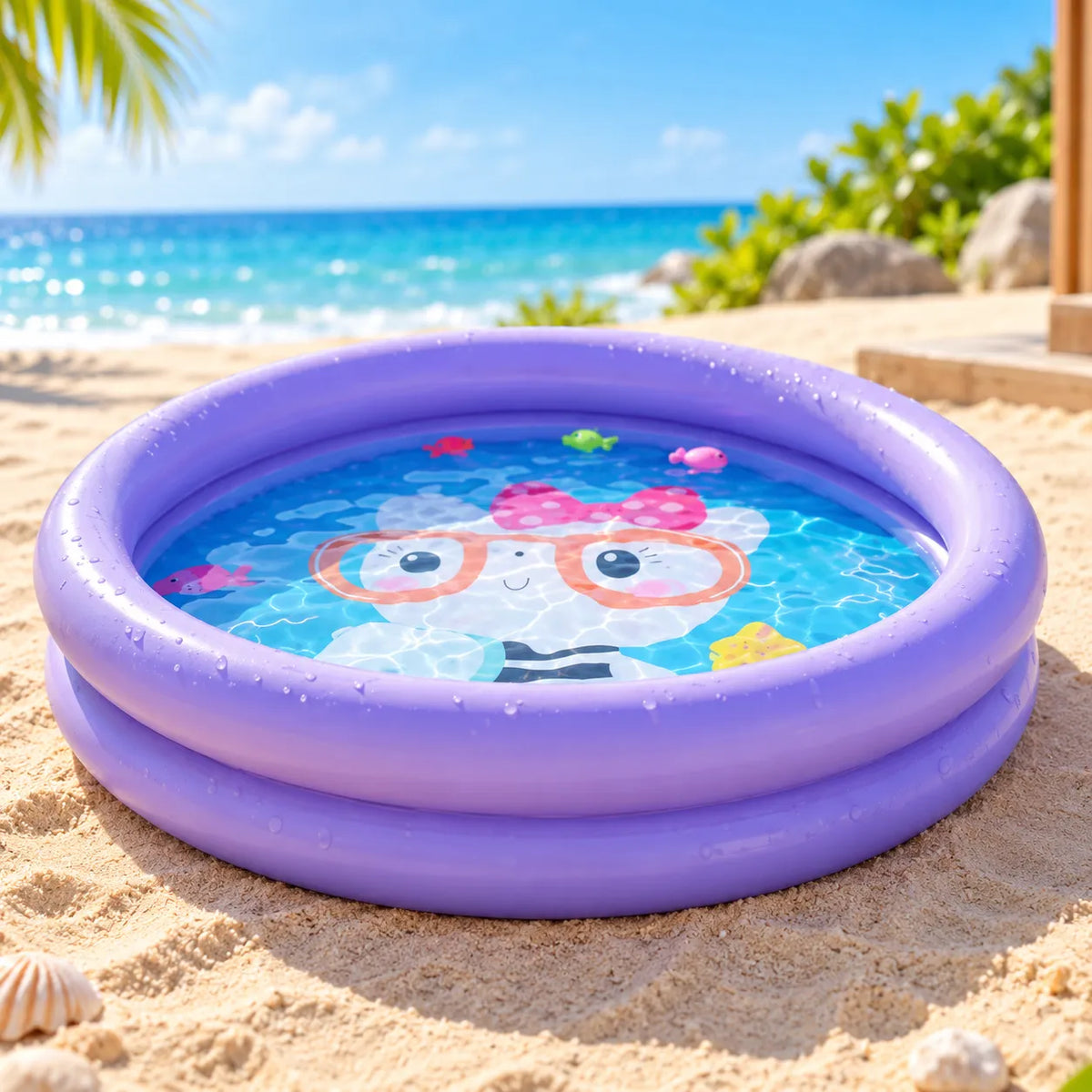 Intex 2ft Purple Inflatable Baby Swimming Pool