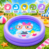 Intex 2ft Purple Inflatable Baby Swimming Pool