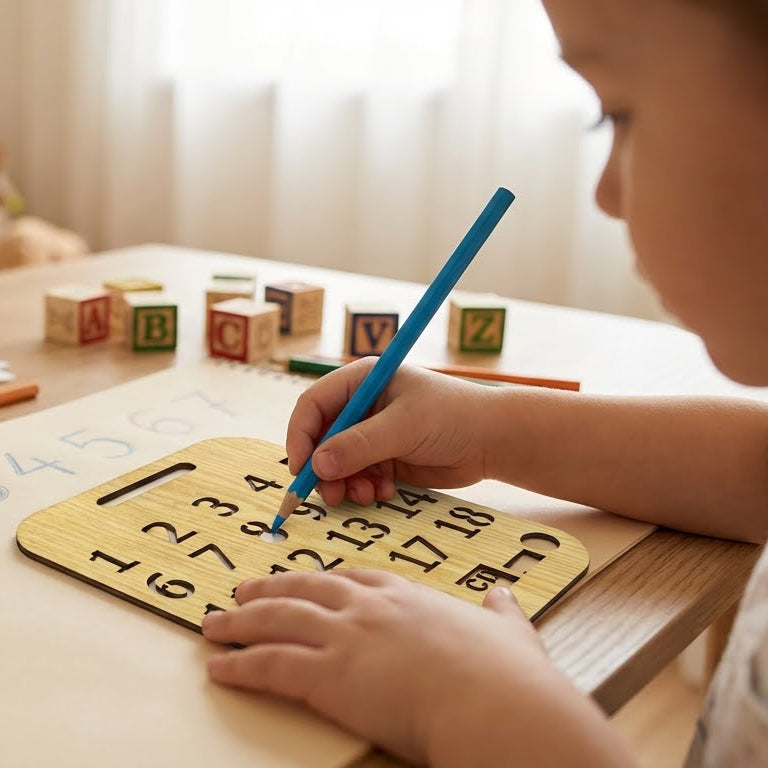 Early Learning Wooden Stencil Board For Kids (pk-003)