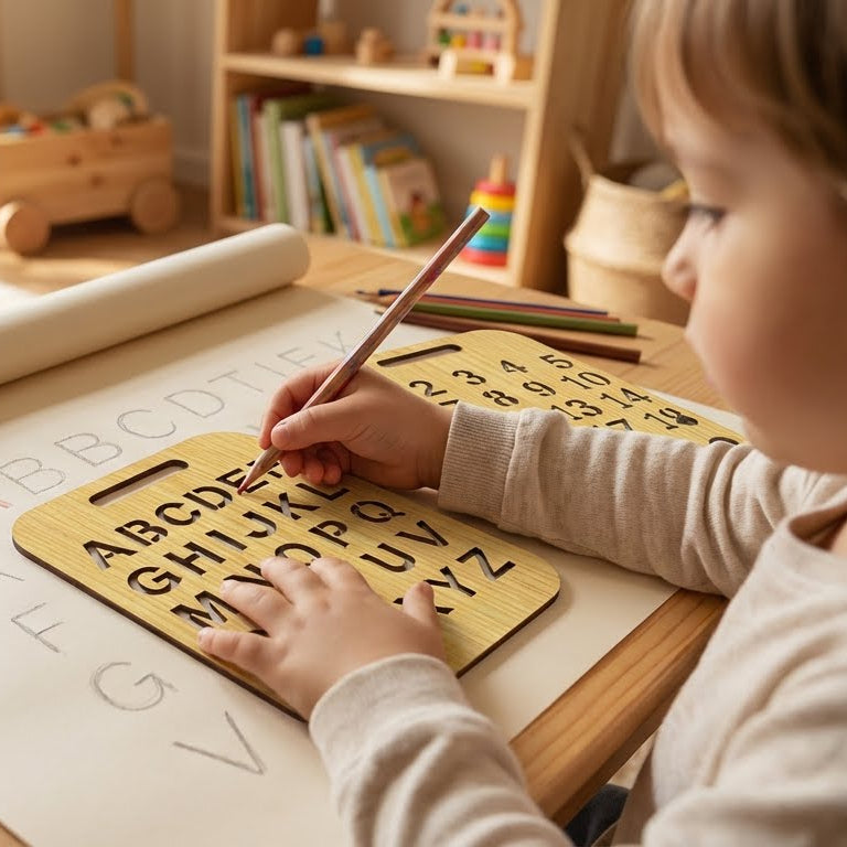 Early Learning Wooden Stencil Board For Kids (pk-003)