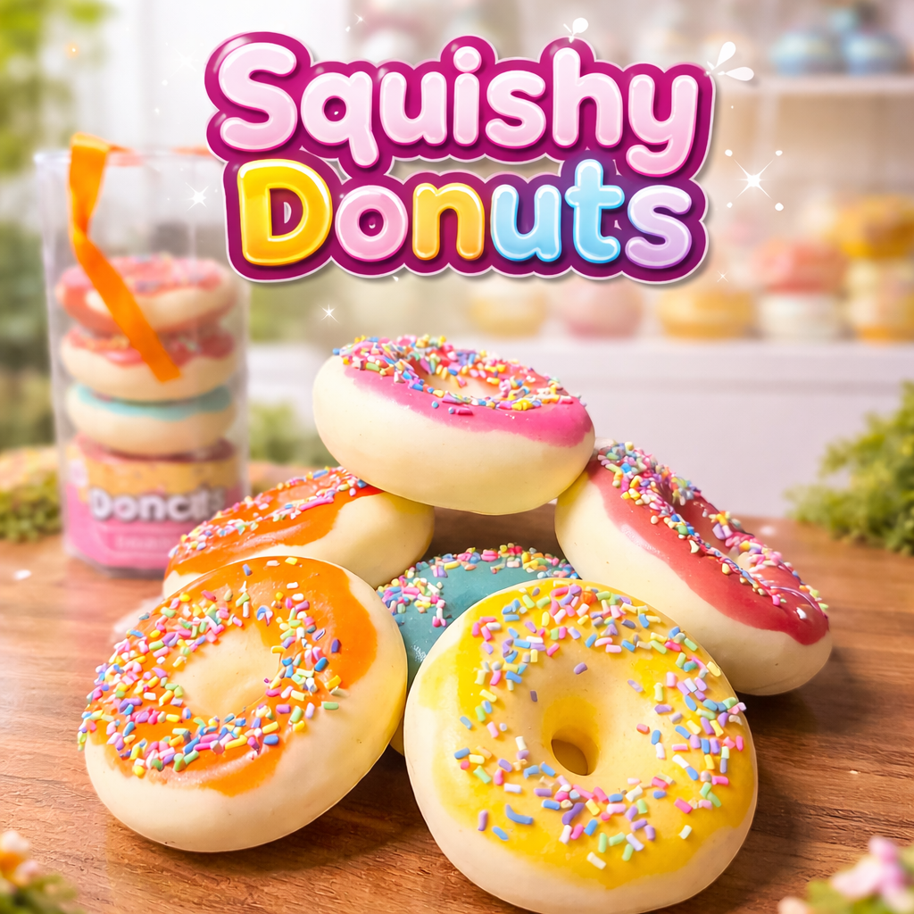 Squishy Donut Toy for Kids - 1 Pc (XC2033)