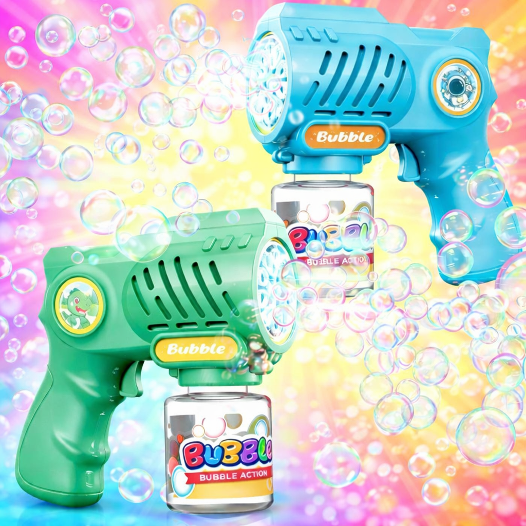 Cartoon Bubble Gun for Kids (Random Color | AL-2037)