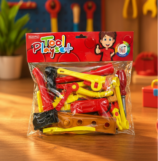Construction Tool Set Toy for Kids (TM-001-4L/001-4S)