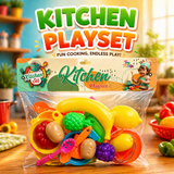 Pretend Cooking Kitchen Playset for Kids (WP001-01)