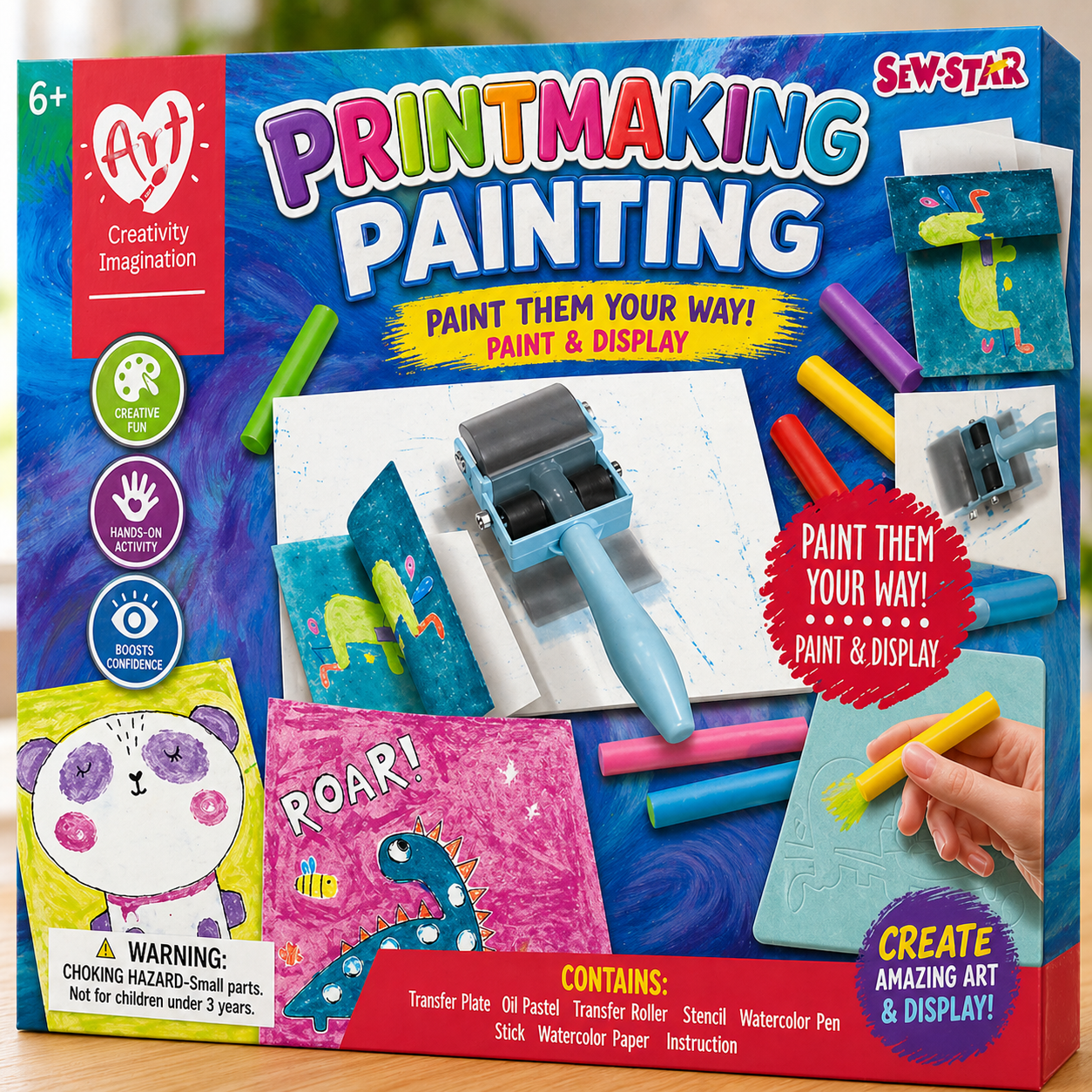 Creative Print Making Painting Set for Kids