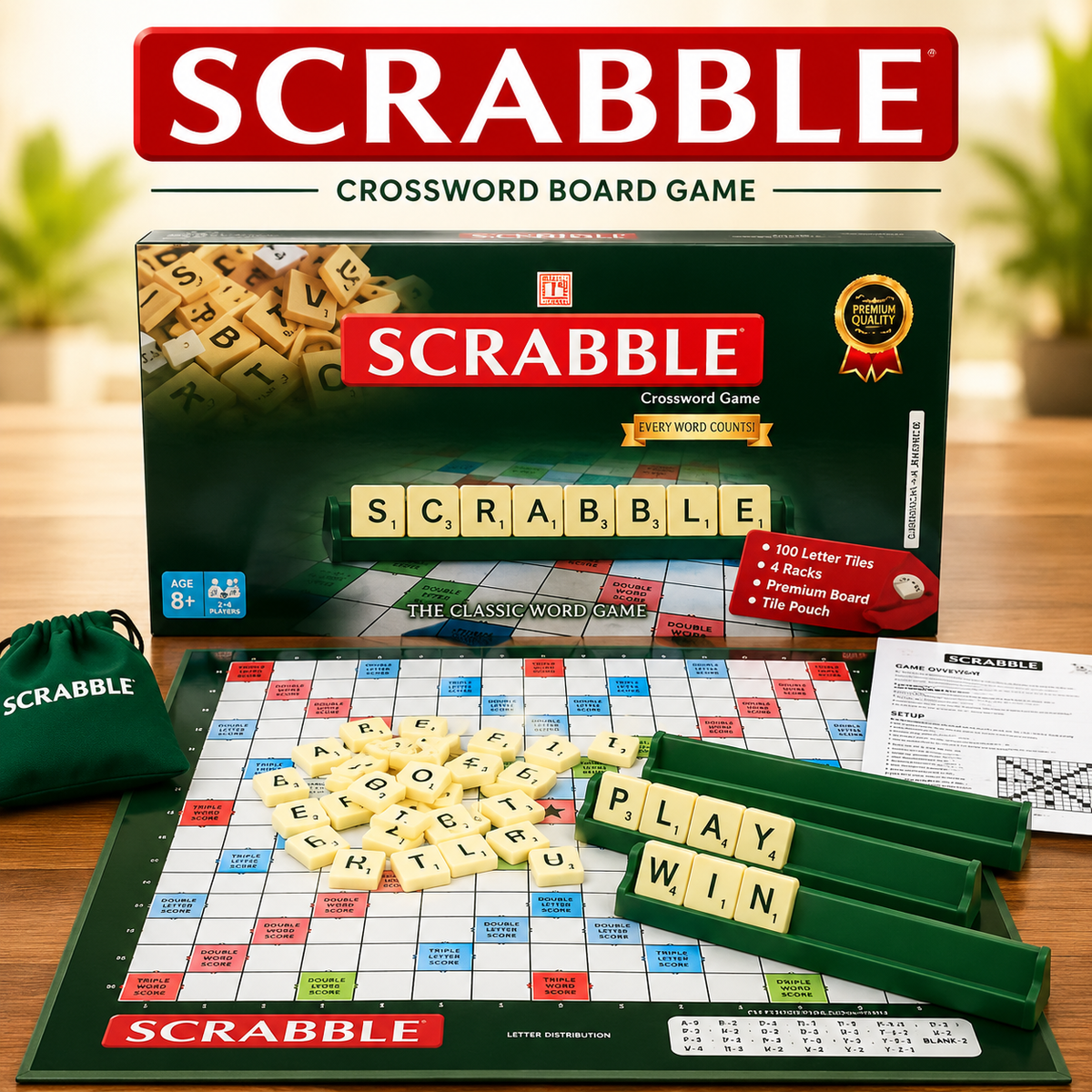 Scrabble Crossword Board Game (1444)