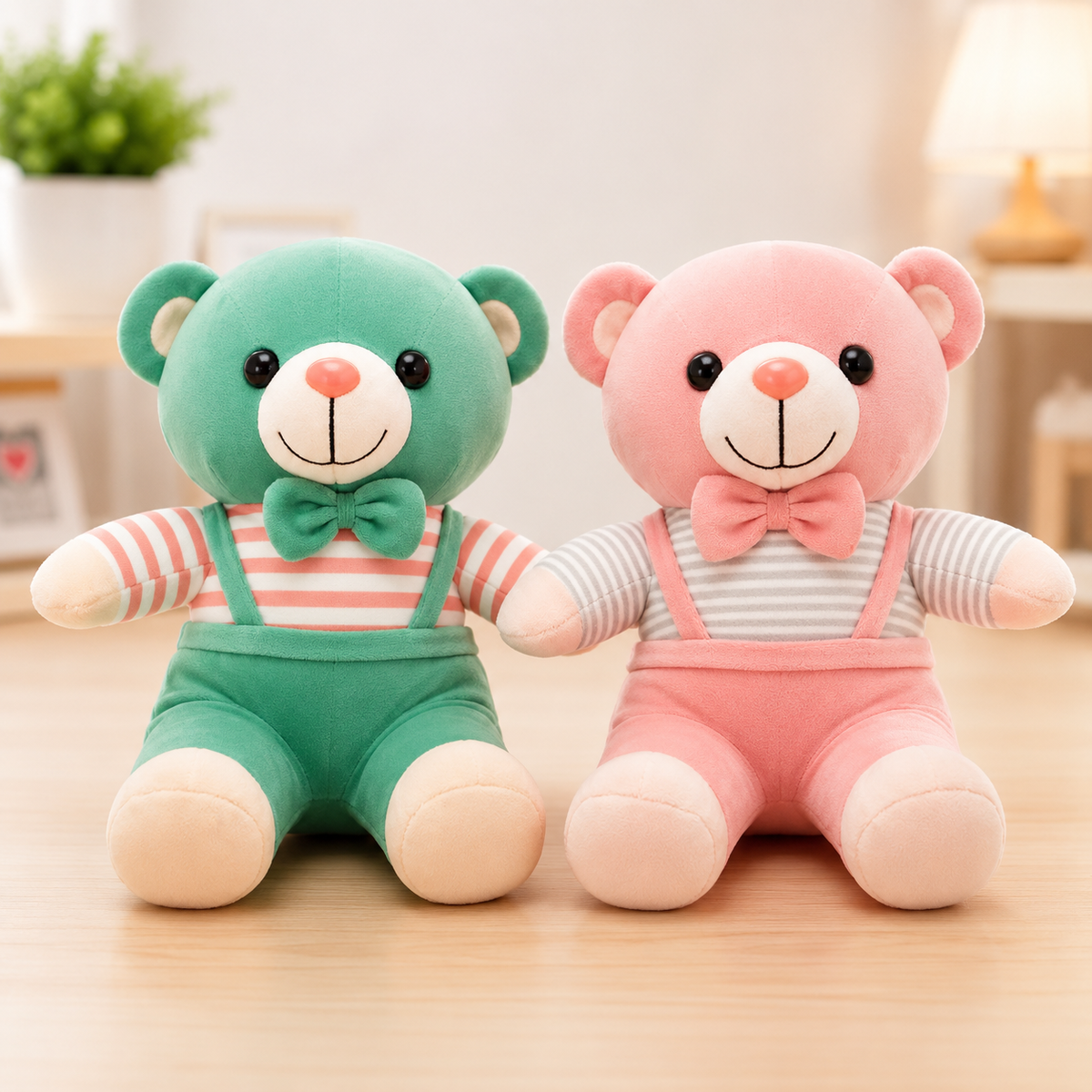 Cute Teddy Bear Plush Toy for Kids (25cm | Random Color)