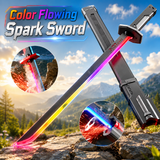 Color Flowing Spark Sword Toy with Smoke Effect (838-1)
