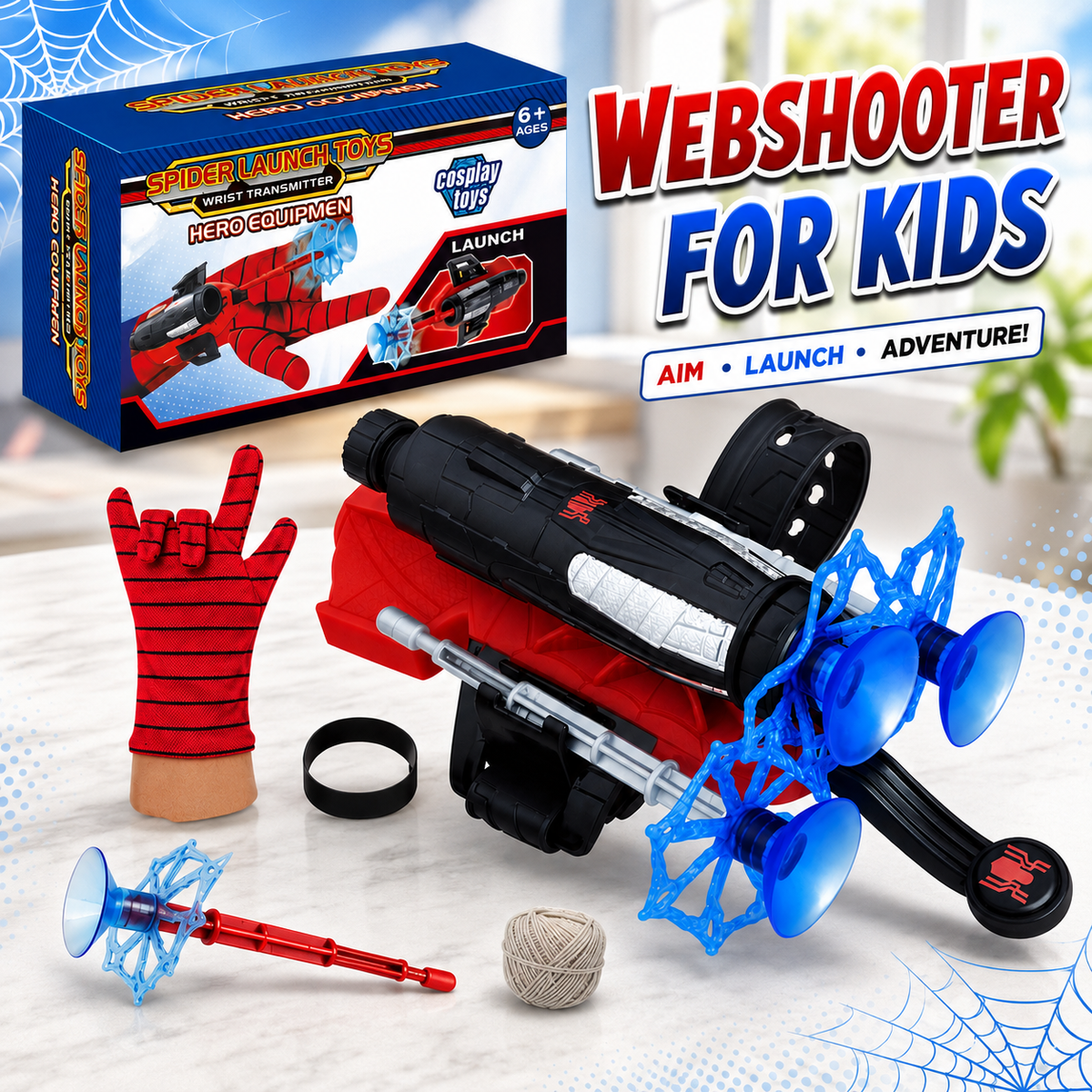 Spiderman Web Shooter Toy for Kids  (2023-2C)