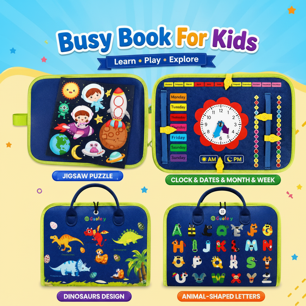 Kids Educational Busy Book (25013)