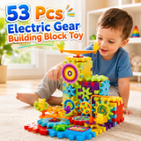 53 Pcs Electric Gear Building Block Toy for Kids (2808)