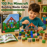 Minecraft Magnetic Building Blocks Cubes (100 Pcs | ZH019)