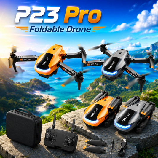 P23 Pro foldable drone with intelligent obstacle avoidance and HD camera