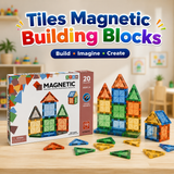 20 Pcs Tiles Magnetic Building Blocks for Kids (FK9808)