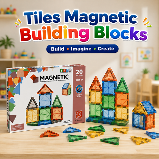 Tiles Magnetic Building Blocks for Kids