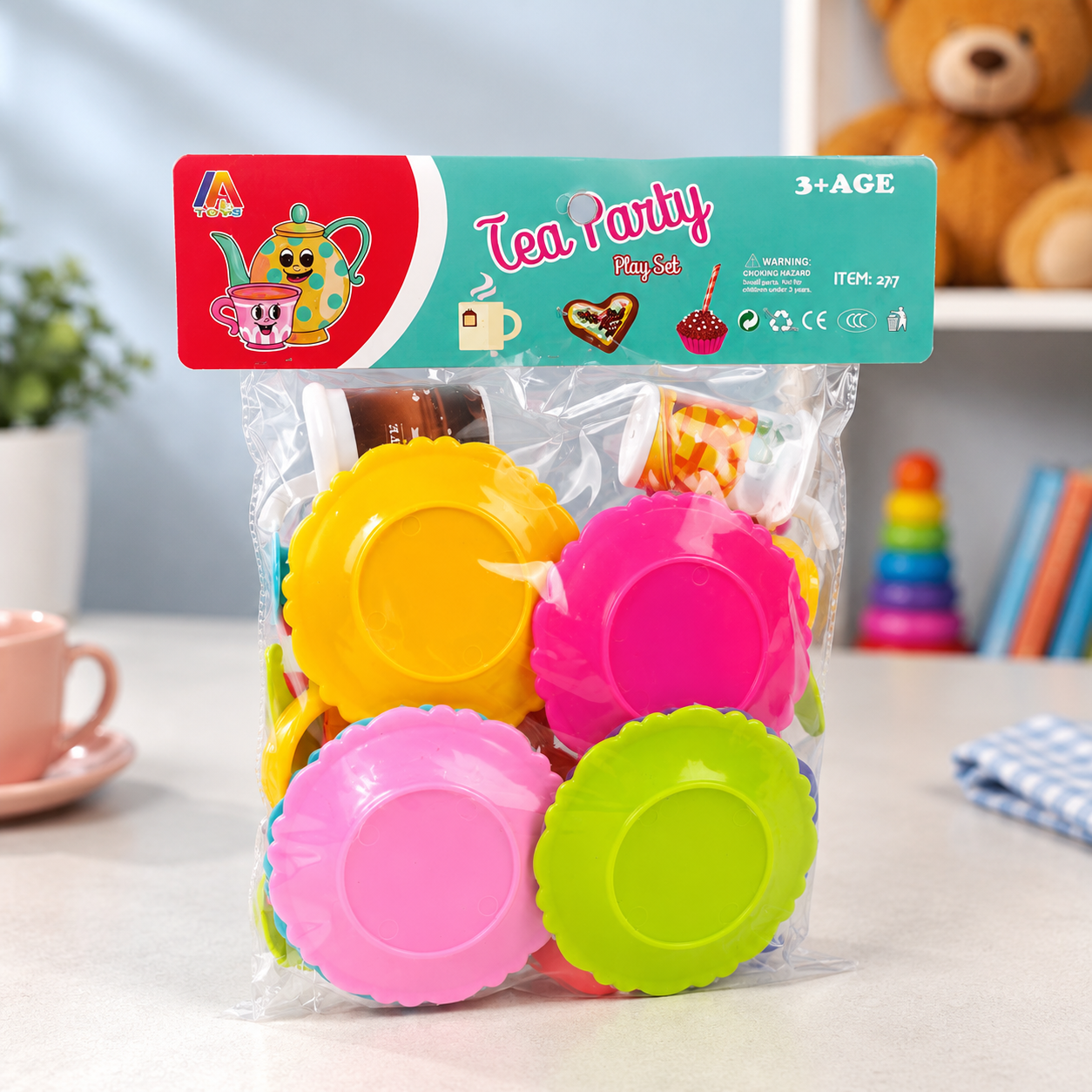 Tea Party Play Set for Kids (2717)