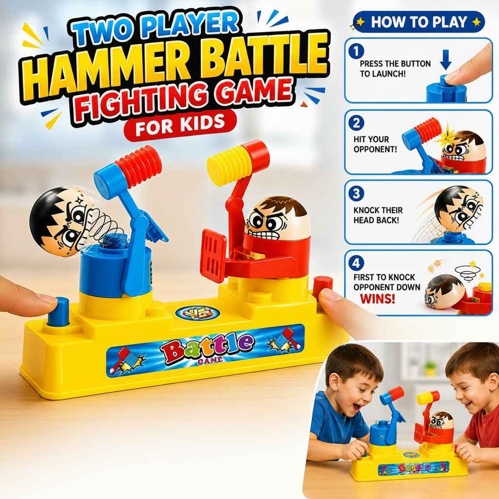 Two Player Hammer Battle Fighting Game for Kids (929-14)