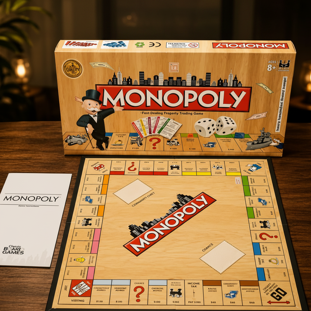 Monopoly Board Game For Kids & Adults (4012)