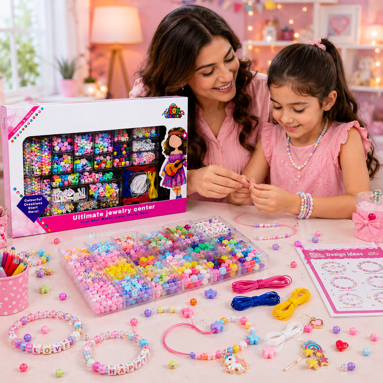 Jewellery Studio DIY Beads Kit for Girls (TF-004)