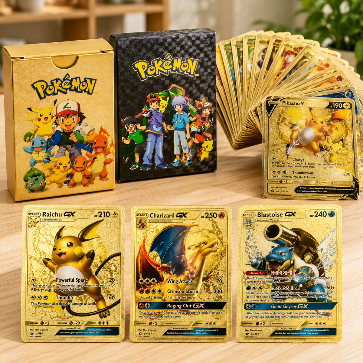 Pokémon Multicolor Foil Cards For Kids (2679)