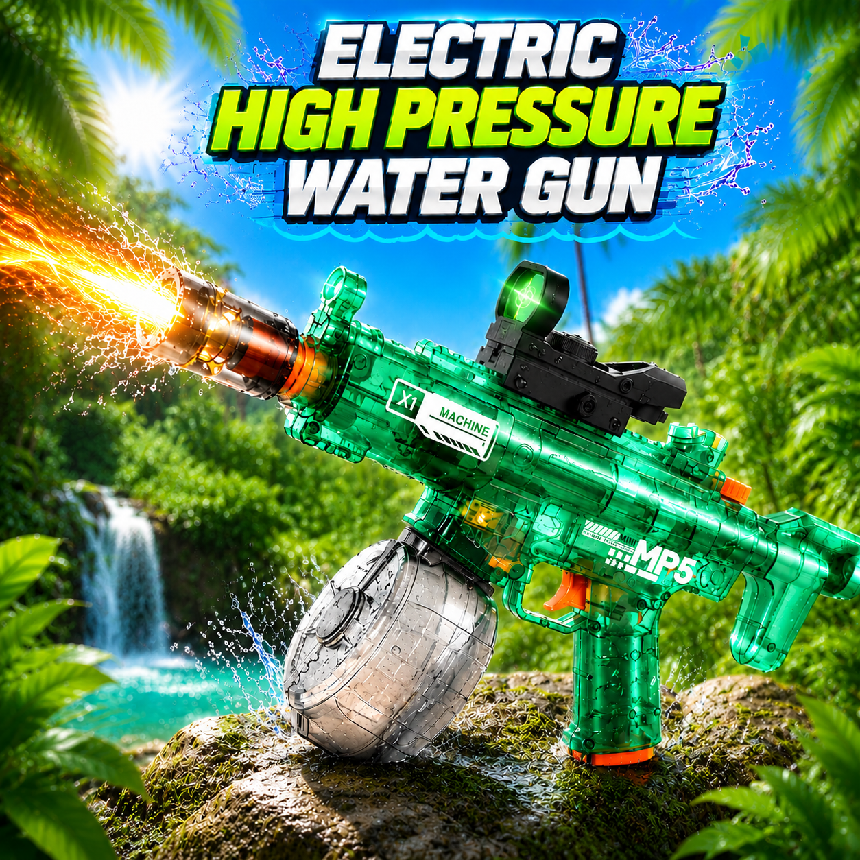 Electric High Pressure MP5 Water Gun 