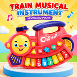 Train Musical Instrument Keyboard Piano for Kids (MTK018A)