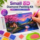 Small 5D Diamond Painting Kit For Home Decoration (Random Designs | PVC-2030)