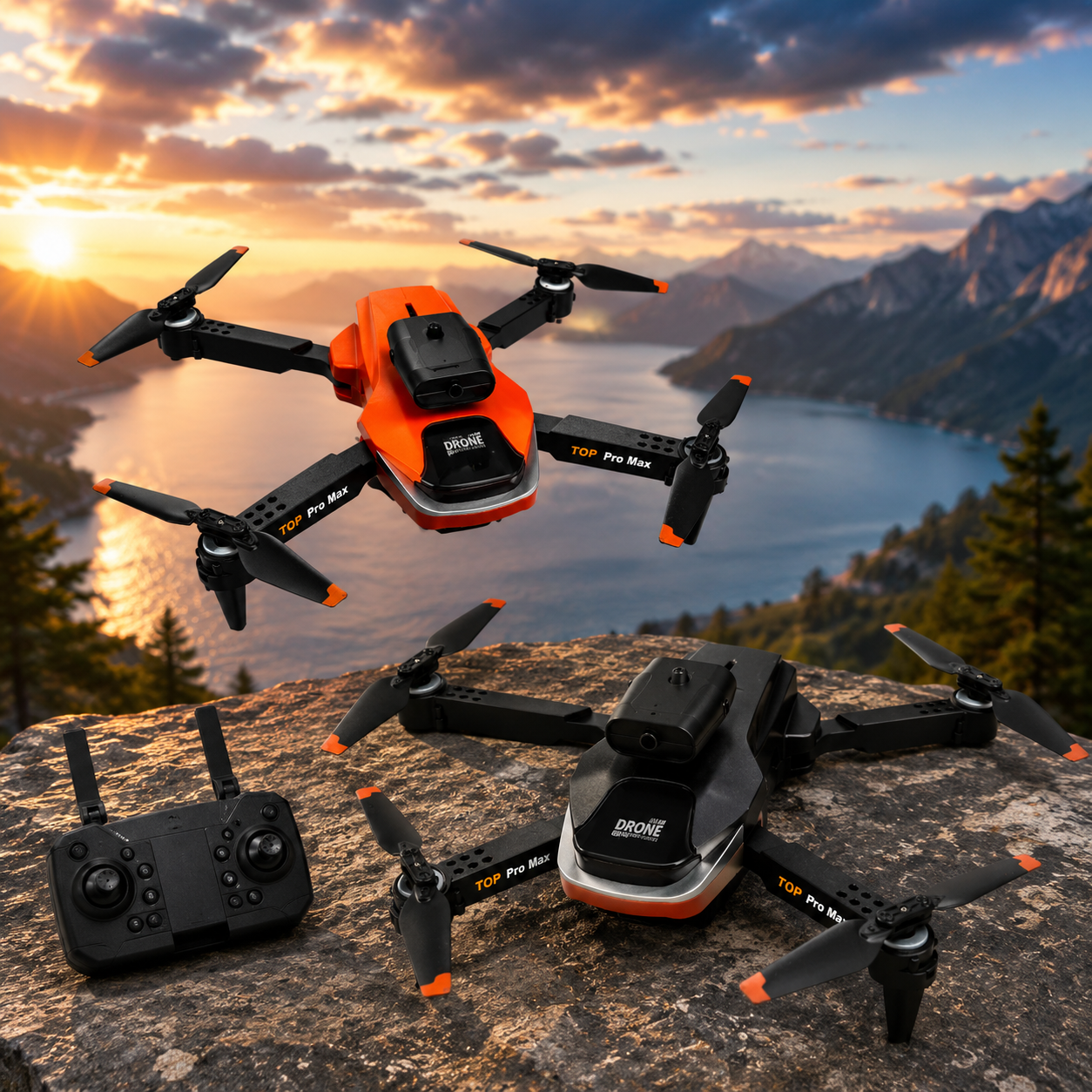 P23 Pro Foldable Drone with Intelligent Obstacle Avoidance (Without Camera | P23)