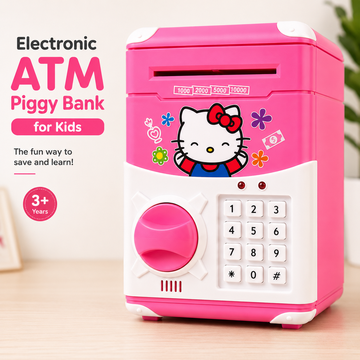 Electronic ATM Piggy Bank for Kids with Password (YHD-3003)