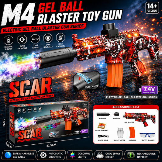 Automatic M4 Gel Blaster Gun Toy For Kids (T20A)