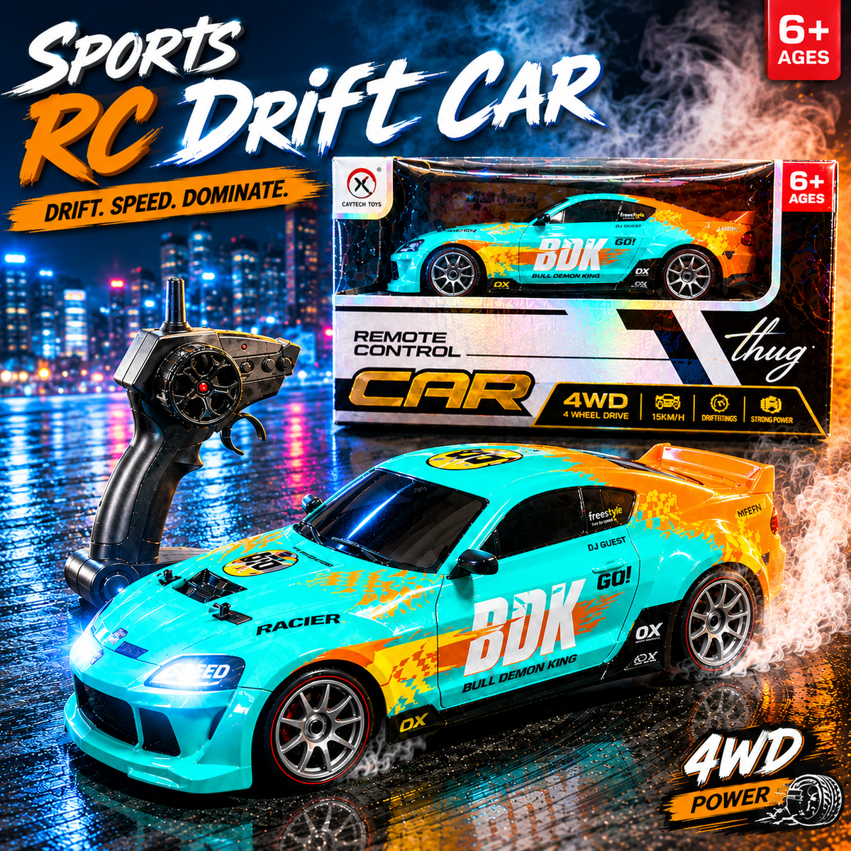 Toyota Supra MK5 RC Sports Drift Car (161-RC20)