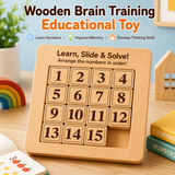 Wooden Learning Number Sliding Math Puzzle For Kids (2025-51)