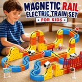 Magnetic Rail Electric Train Set for Kids - 67 Pcs (GD10)
