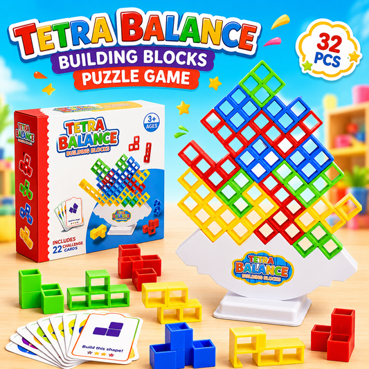 Tetra Balance Building Blocks Puzzle Game for Kids - Toynix.pk
