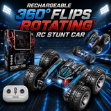 Rechargeable 360° Flips Rotating RC Stunt Car (ZX-T001)