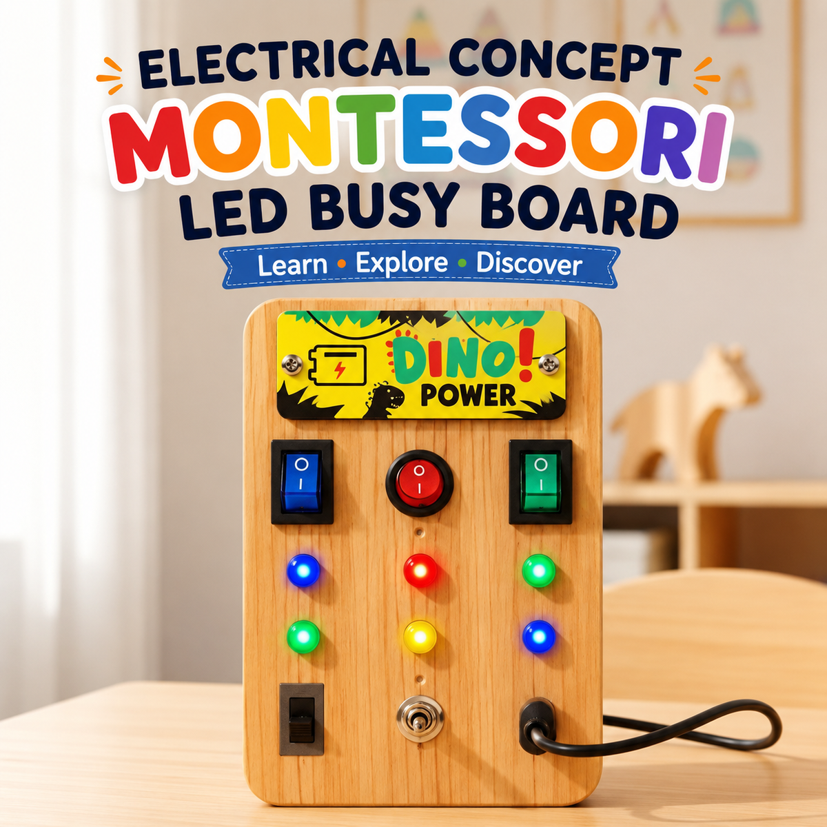 Electrical Concept Montessori LED Busy Board (22-1020)