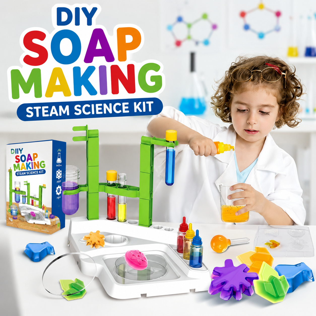 DIY Soap Making STEAM Science Kit for Kids