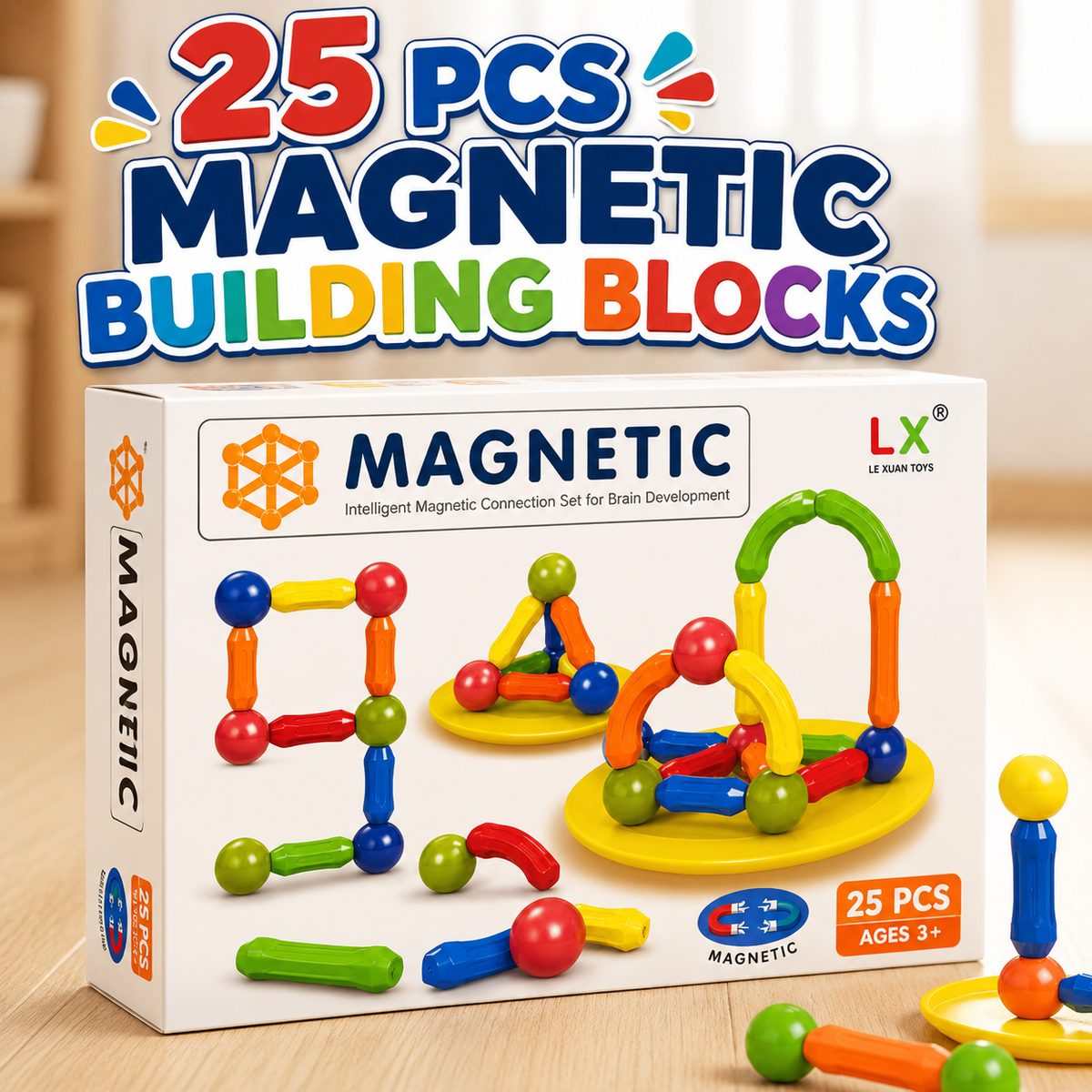 Magnetic Building Blocks Educational Toy