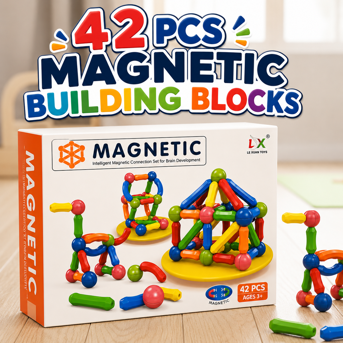 Magnetic Building Blocks Educational Toy