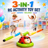 3-in-1 Activity Toy Set Ladybug RC Sports with Rocket Launcher (296Y)